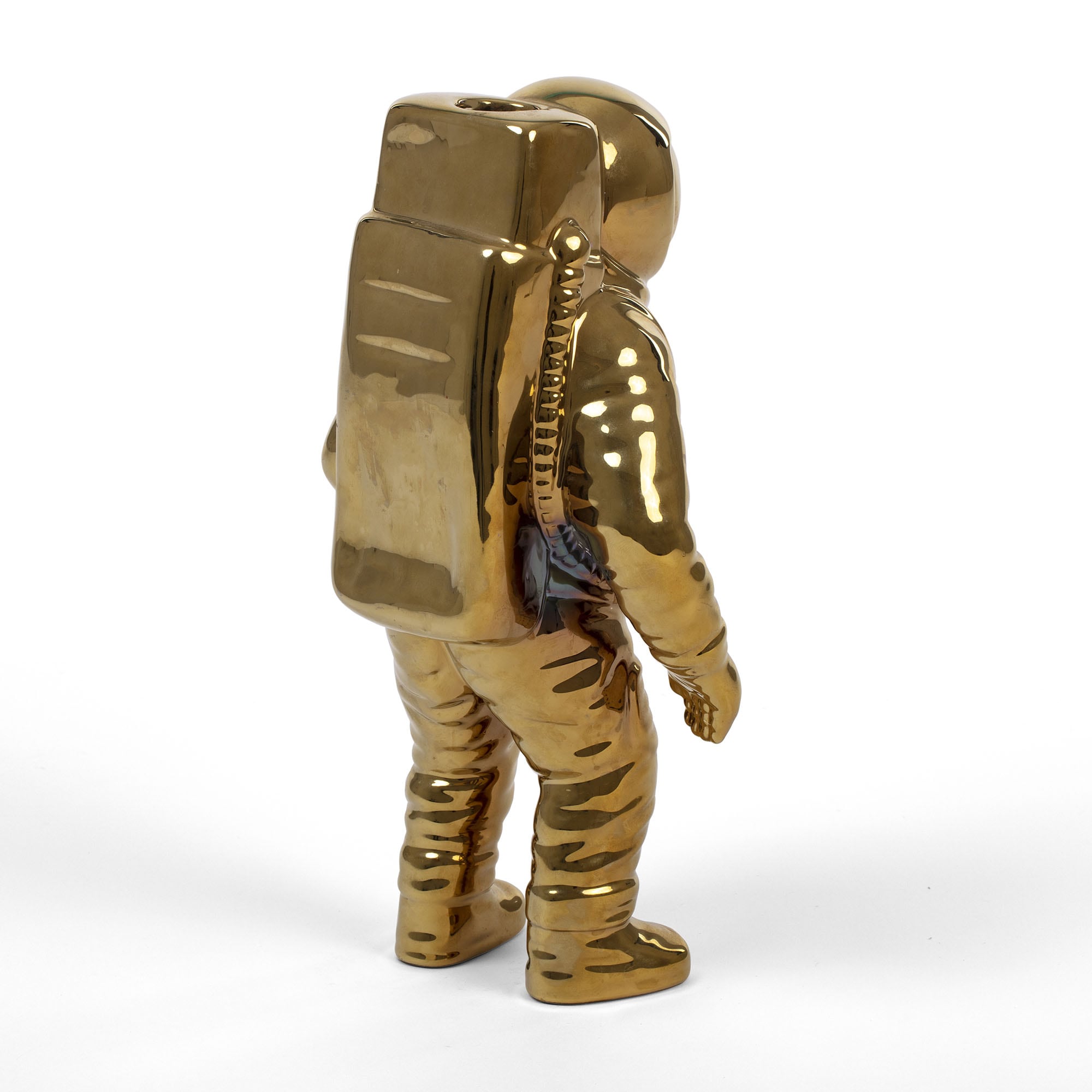Cosmic Diner Starman Vase Gold detail image - Resin Society