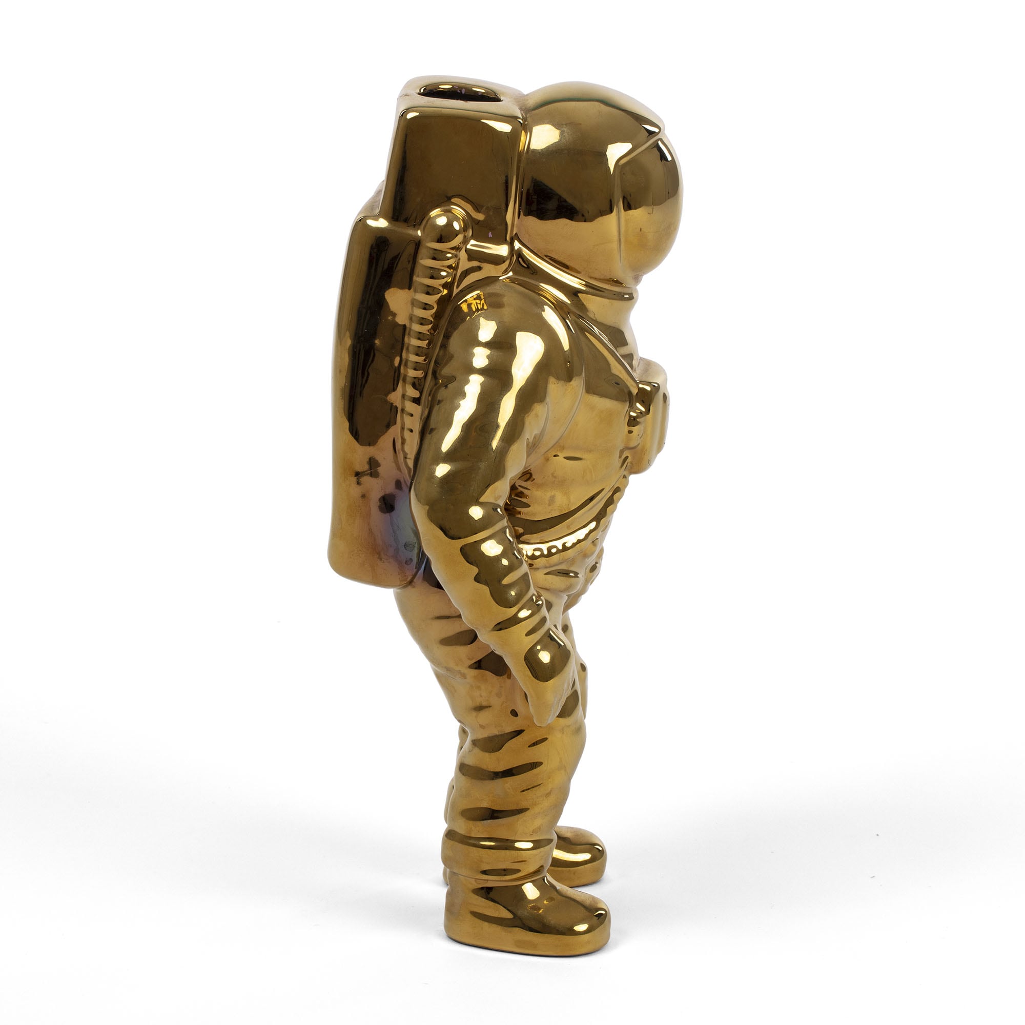 Cosmic Diner Starman Vase Gold detail image - Resin Society