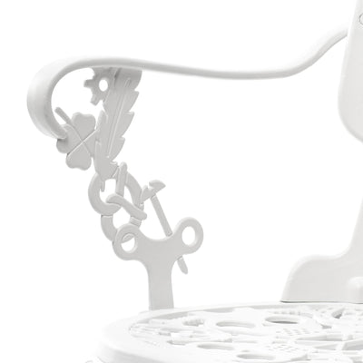 Industry Collection ALUMINIUM ARMCHAIR - WHITE detail image - Resin Society