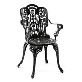 Industry Collection ALUMINIUM ARMCHAIR - BLACK detail image - Resin Society