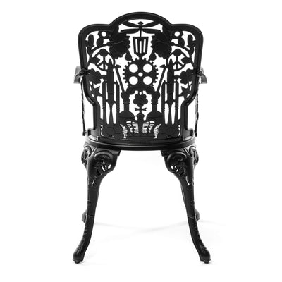 Industry Collection ALUMINIUM ARMCHAIR - BLACK detail image - Resin Society