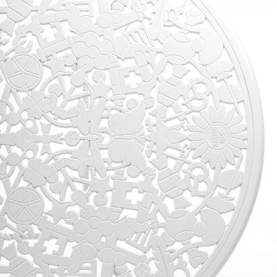Industry Collection ALUMINIUM OVAL TABLE - WHITE detail image - Resin Society