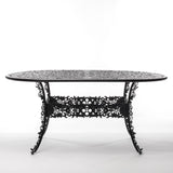 Industry Collection ALUMINIUM OVAL TABLE - BLACK by DEKOR - product image 3 for Resin Society