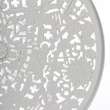 Industry Collection ALUMINIUM TABLE - WHITE ø Cm.70 h.74 by DEKOR - product image 3 for Resin Society