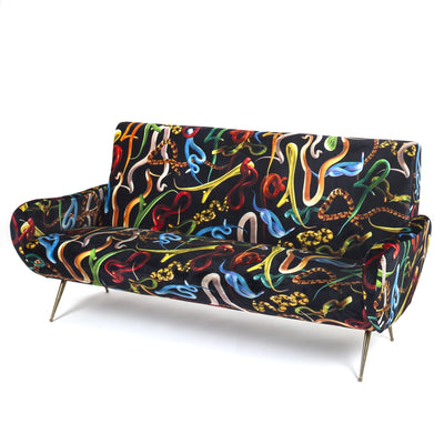Sofa Three Seater Snakes by DEKOR - product image 4 for Resin Society