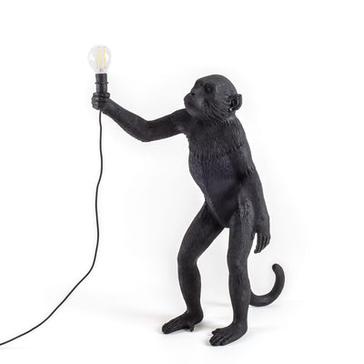 The Monkey Lamp Black Standing Version by DEKOR - main product image for Resin Society