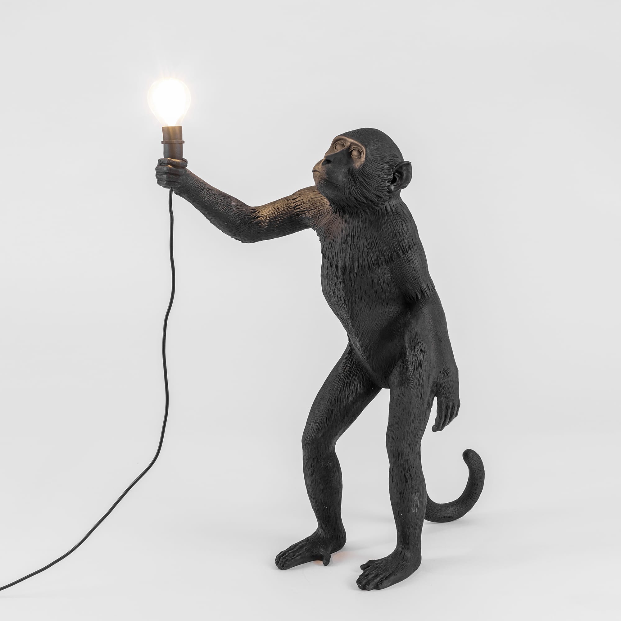 The Monkey Lamp Black Standing Version by DEKOR - product image 2 for Resin Society
