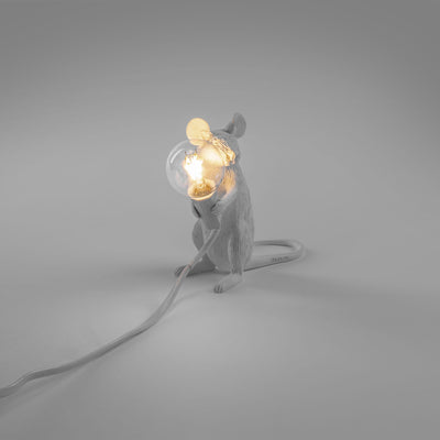 Mouse Lamp Mac Sitting EX detail image - Resin Society