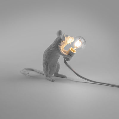 Mouse Lamp Mac Sitting EX detail image - Resin Society
