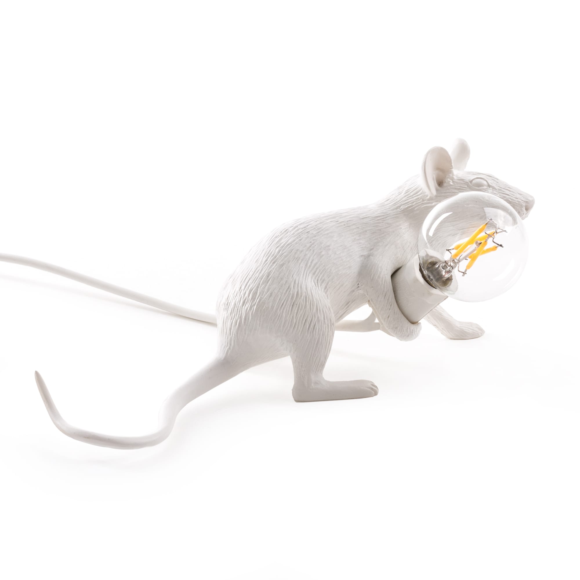Mouse Lamp Lyie Down detail image - Resin Society