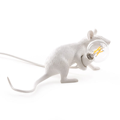 Mouse Lamp Lyie Down detail image - Resin Society
