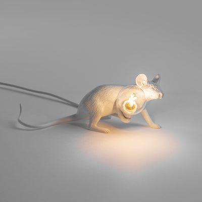 Mouse Lamp Lyie Down detail image - Resin Society