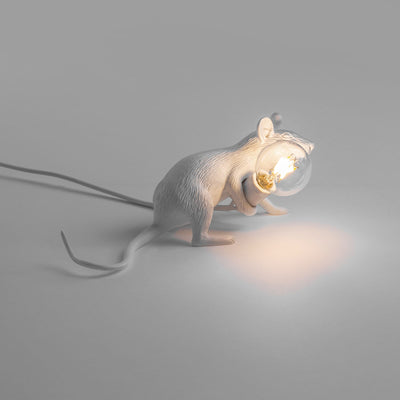 Mouse Lamp Lyie Down detail image - Resin Society