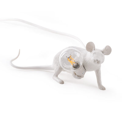 Mouse Lamp Lyie Down by DEKOR - Resin Society