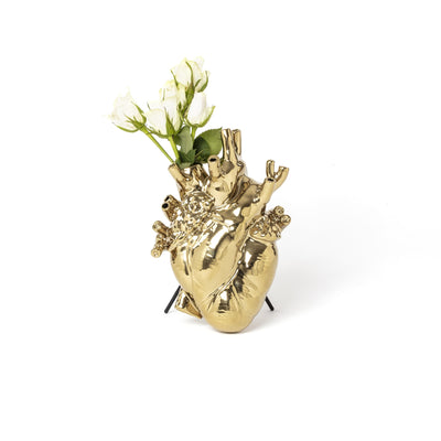 Love in Bloom Gold Vase detail image - Resin Society