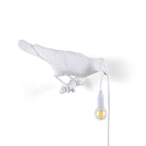 Bird Lamp White Looking Right by DEKOR - Resin Society