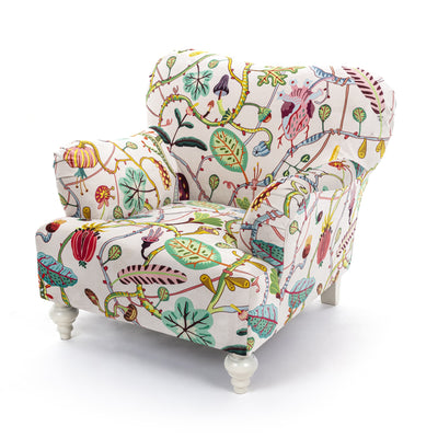 Botanical Diva Armchair White detail image - Resin Society