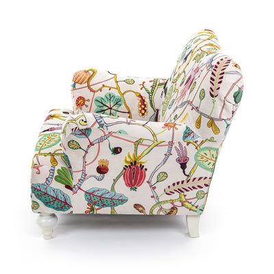 Botanical Diva Armchair White detail image - Resin Society