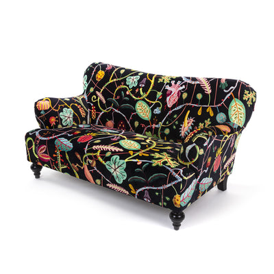 Botanical Diva Sofa Black detail image - Resin Society