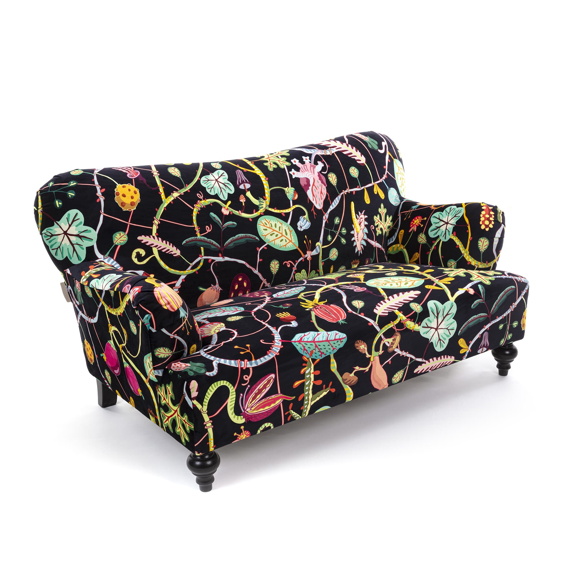 Botanical Diva Sofa Black detail image - Resin Society