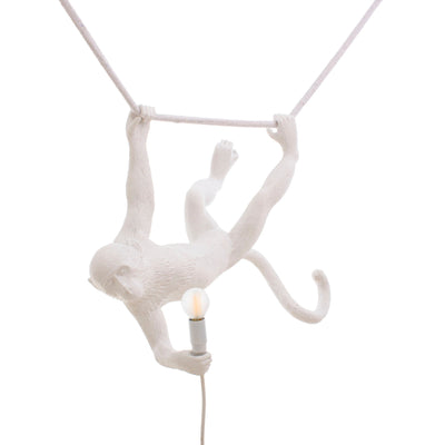 The Monkey Lamp Swing White by DEKOR - main product image for Resin Society