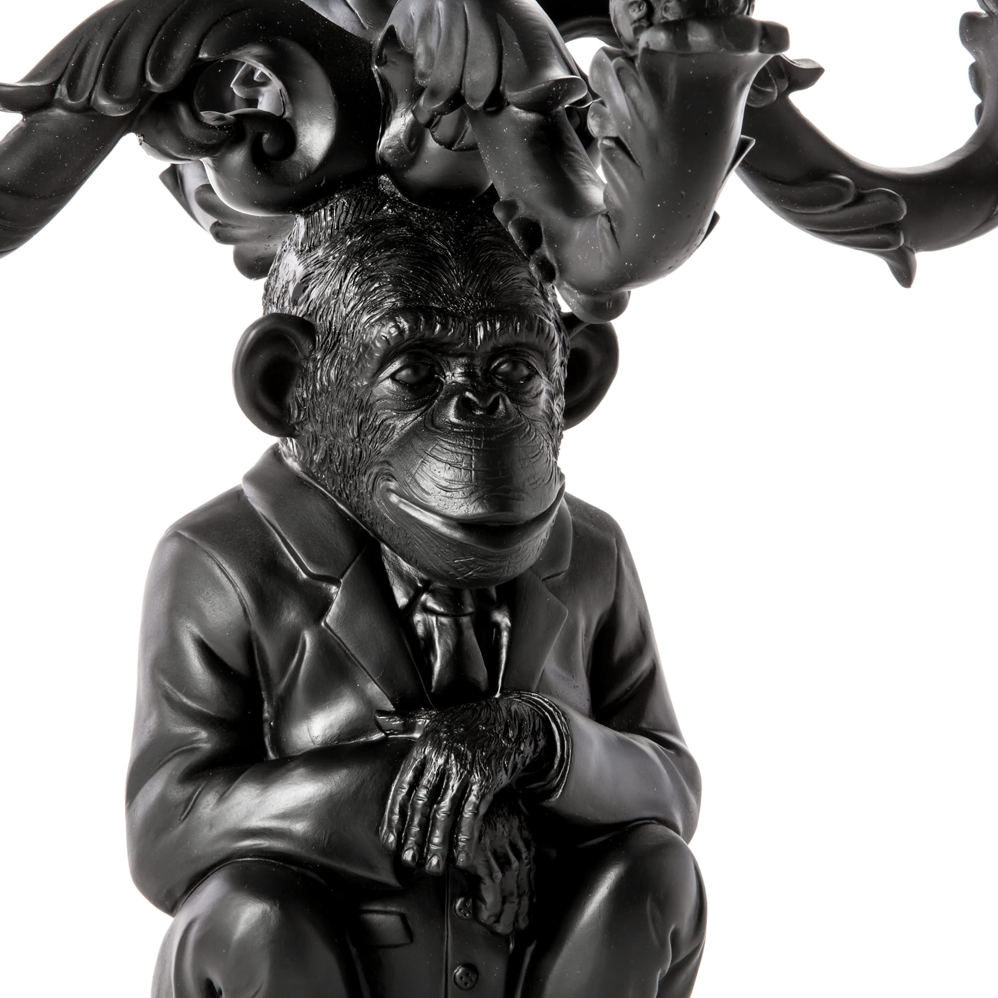 Burlesque Chimp Black detail image - Resin Society