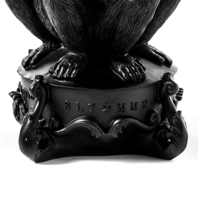Giant Burlesque 3 Monkeys Black detail image - Resin Society