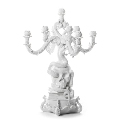 Giant Burlesque Skull White by DEKOR - Resin Society
