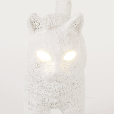 Jobby The Cat White detail image - Resin Society
