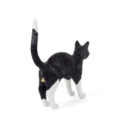 Jobby The Cat Black & White detail image - Resin Society