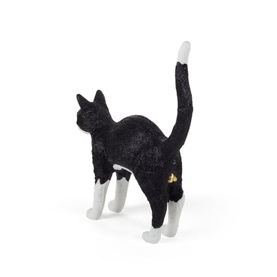 Jobby The Cat Black & White detail image - Resin Society