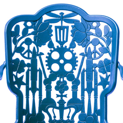 Industry Collection ALUMINIUM ARMCHAIR - SKY BLUE detail image - Resin Society