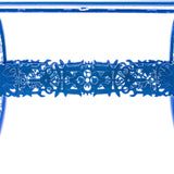 Industry Collection ALUMINIUM OVAL TABLE - SKY BLUE by DEKOR - product image 2 for Resin Society