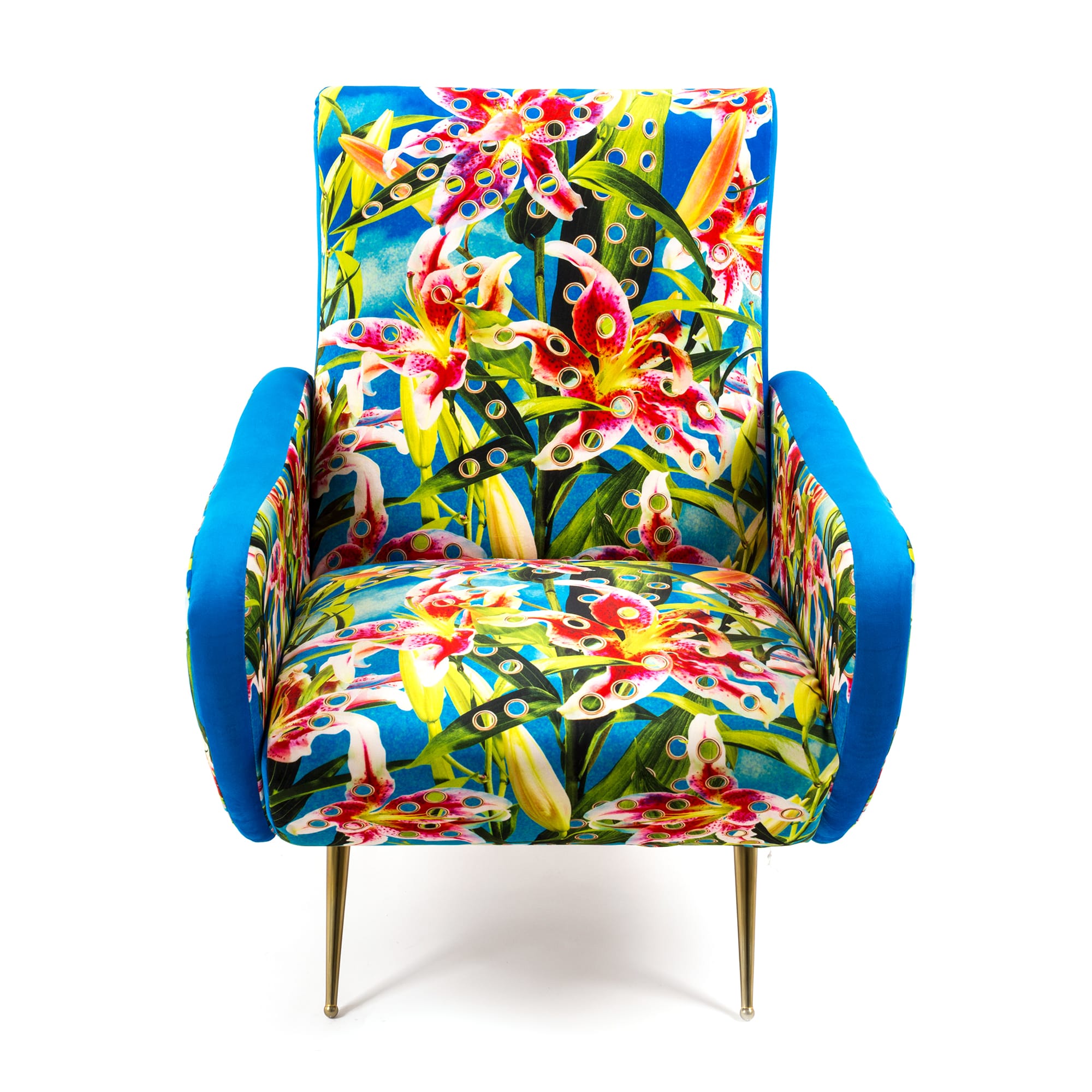 Armchair Flowers with holes by DEKOR - Resin Society