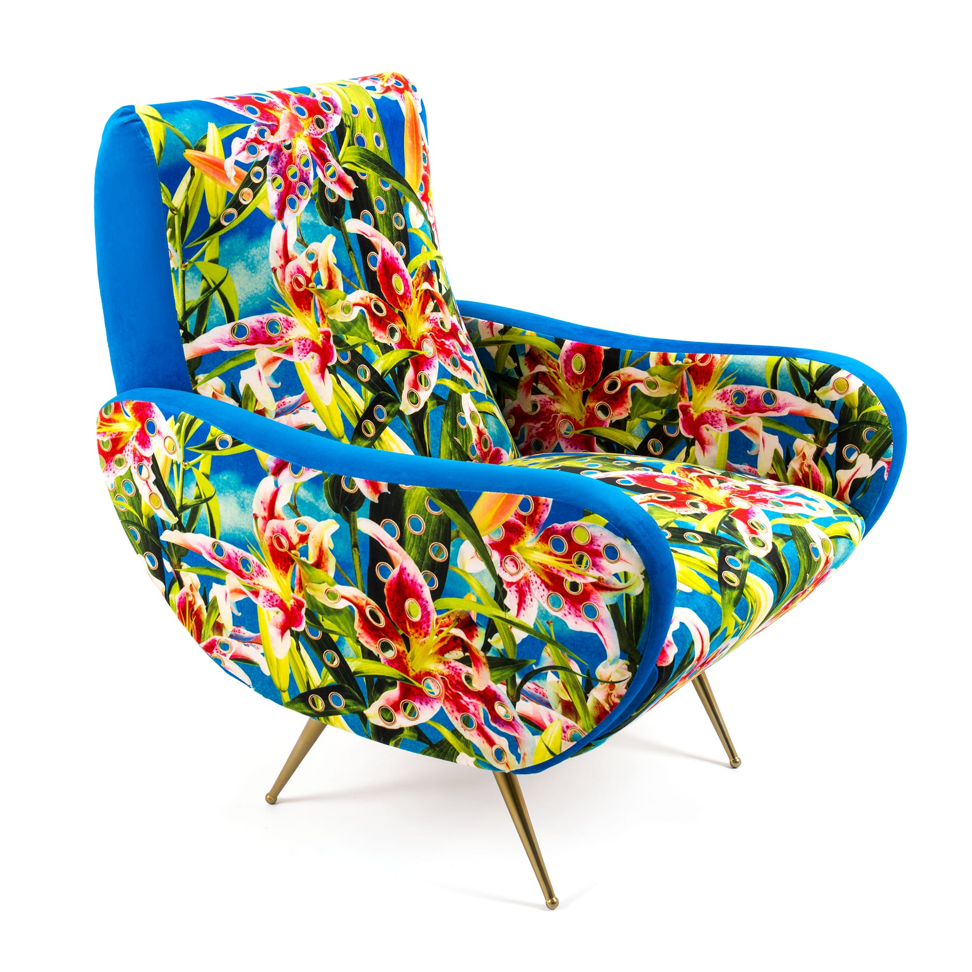 Armchair Flowers with holes detail image - Resin Society