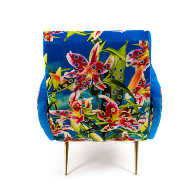 Armchair Flowers with holes detail image - Resin Society