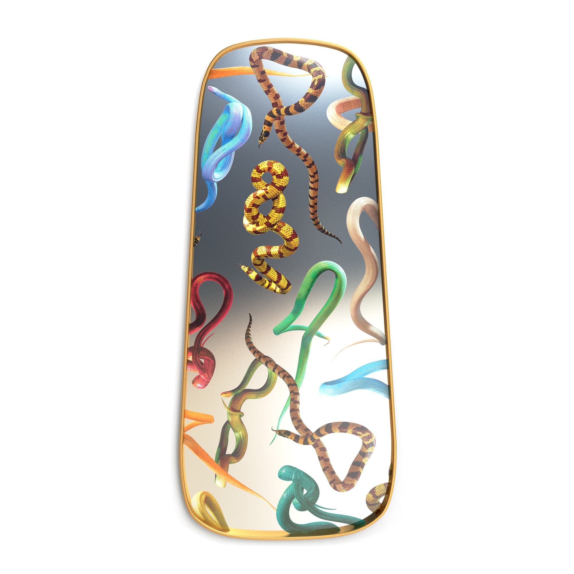 Mirror Gold Frame Snakes by DEKOR - Resin Society