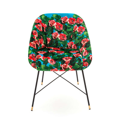 Padded Chair Roses by DEKOR - main product image for Resin Society
