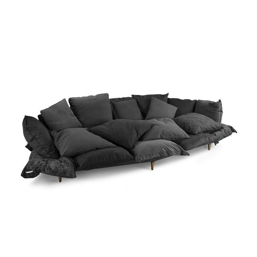 Comfy Sofa Charcoal Grey detail image - Resin Society