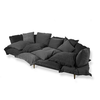 Comfy Sofa Charcoal Grey detail image - Resin Society