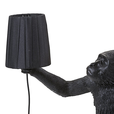 Monkey Lampshade Black detail image - Resin Society