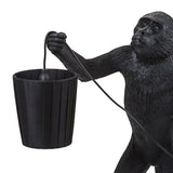 Monkey Lampshade Black detail image - Resin Society