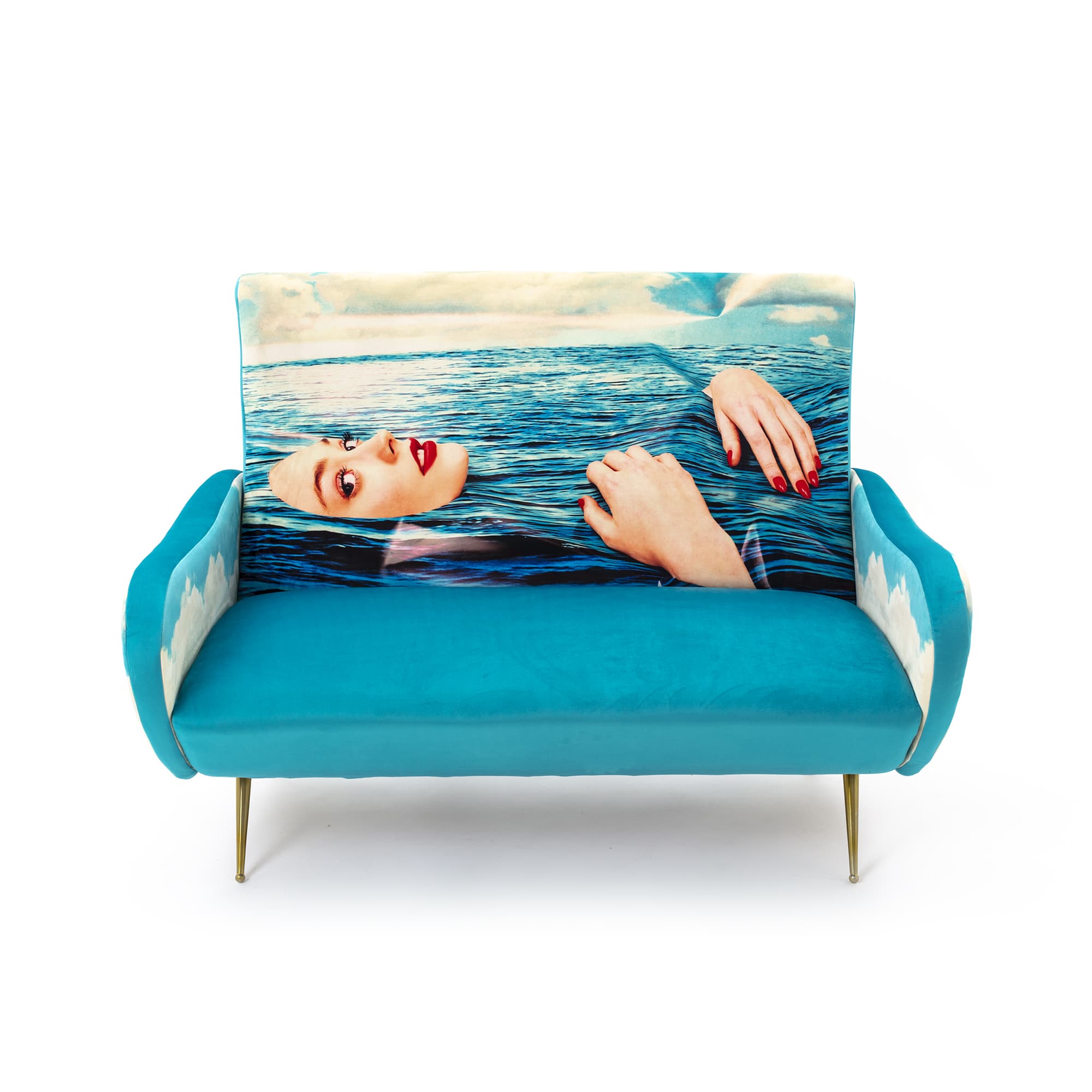 Sofa Two Seater Sea Girl by DEKOR - main product image for Resin Society