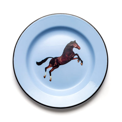 Enamel Plate Horse by DEKOR - Resin Society