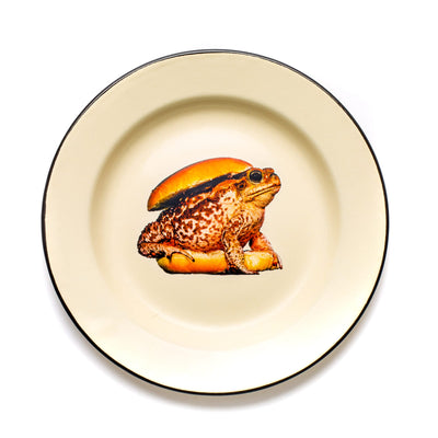 Enamel Plate Toad by DEKOR - Resin Society