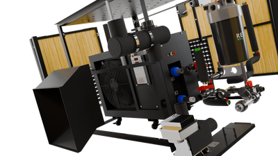 RevX Acrylic X Tub Cold Plunge + LUX High Performance Chiller and Filtration System