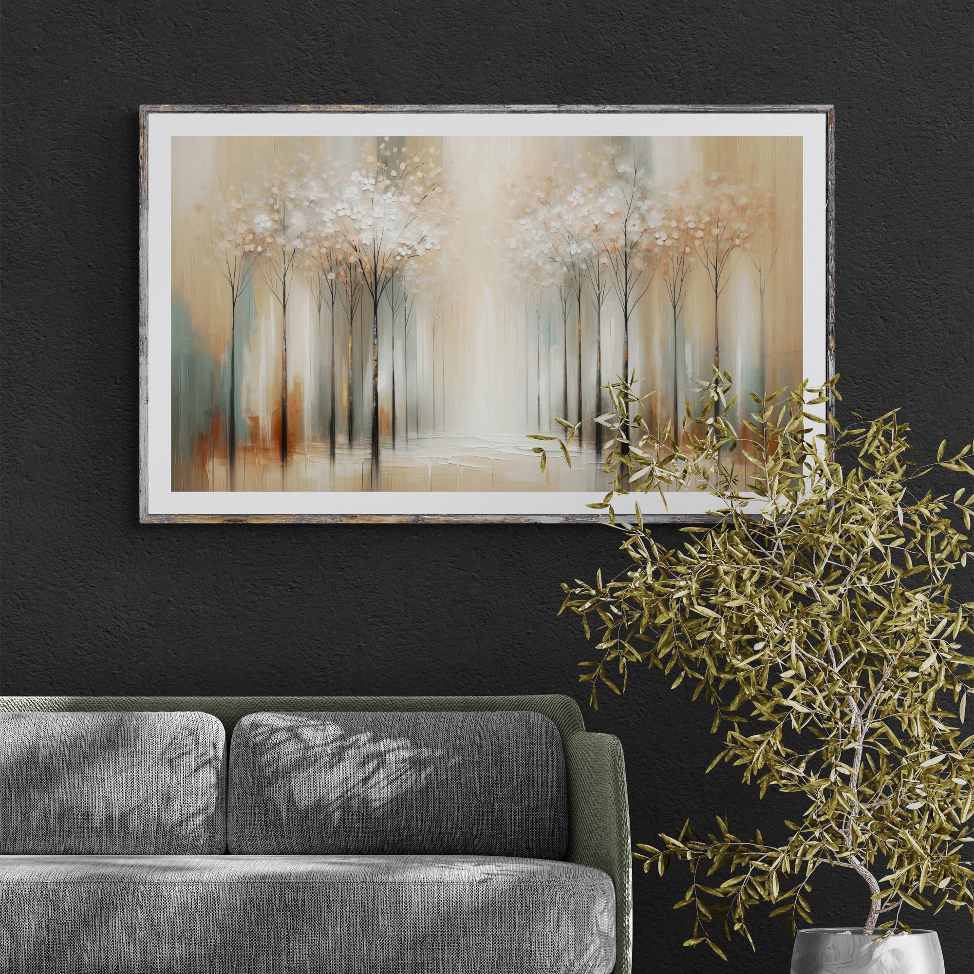 Canvas Print: "Serenity Bloom" by Tailored Canvases - product image 2 for Resin Society