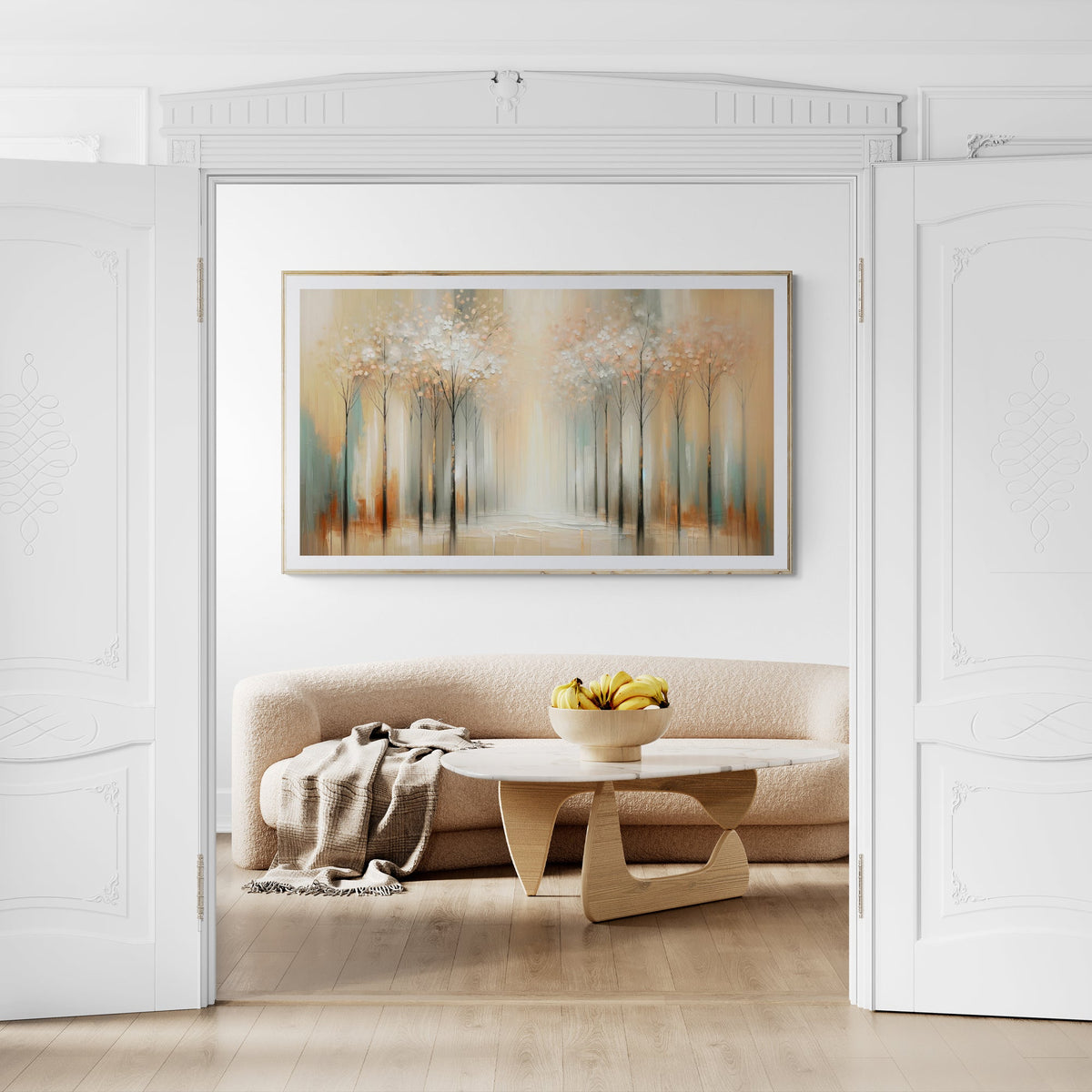 Canvas Print: "Serenity Bloom" by Tailored Canvases - product image 3 for Resin Society