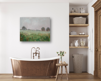 Serenity of Green Artist Enhanced Canvas Print by John Beard Collection - product image 3 for Resin Society