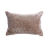 Shearling Grey Melange Lumbar Pillow by Homelosophy